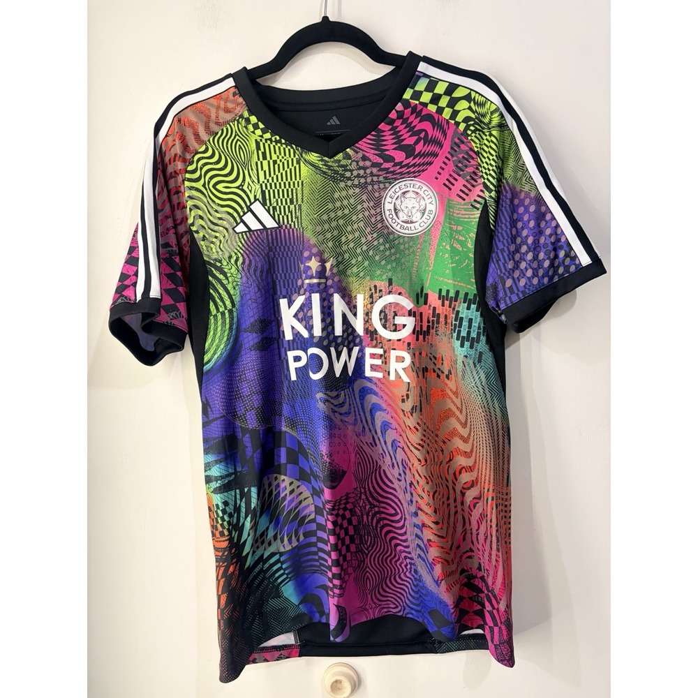 Adidas Leicester City FC King Power Soccer Jersey Multicolor Men's M